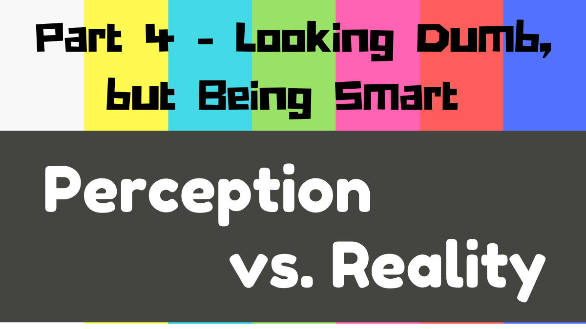 Blog 35 - Perception vs. Reality - Week 4 - Bible Study Vibes
